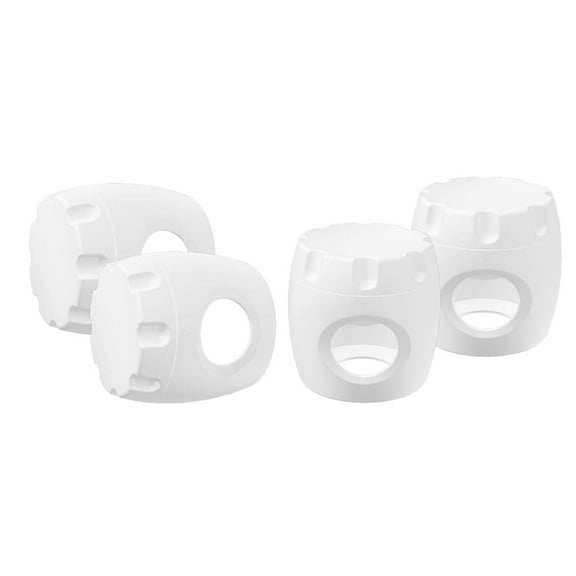 Fdelink Door Handle Bumper,Anti Collision Cover,Proof Handle Knob Door Child Cover Doorknob Baby Safety Knob Door Tools & Home Improvement,Knob Protector Set,4X Door Handle Anti-Collision Cover