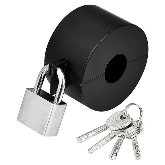 Fdelink Door Knob Faucet Cover,Handle Protector,Faucet Locks Outdoor Water Spigot Lock with Combination Lock Hose Bib Lock Stainless Water and Stop Unauthorized Water Use for Garden Etc,Freeze Guard