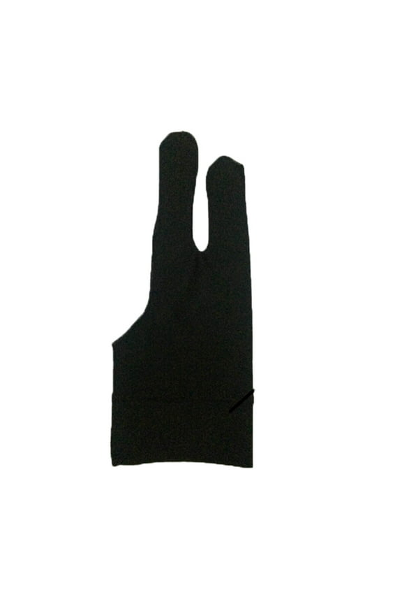 Drawing Glove,Anti Smudge Glove,Two Finger Anti-Fouling Glove Drawing & Pen Graphic Tablet Pad for Artist Black,Artists Glove,1X Two-Finger Gloves