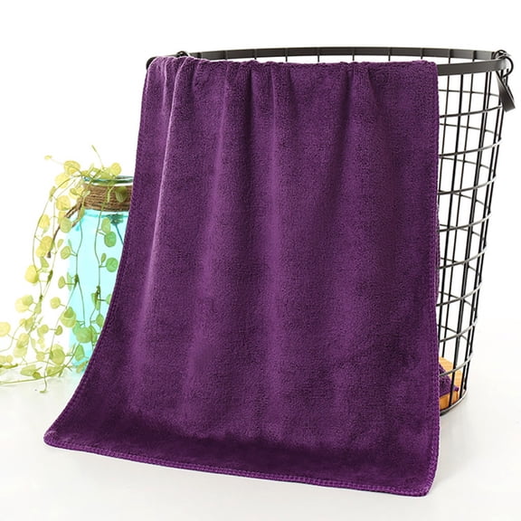 Fdelink Fashion Polyester Bath Towel, 04-Watermelon Red