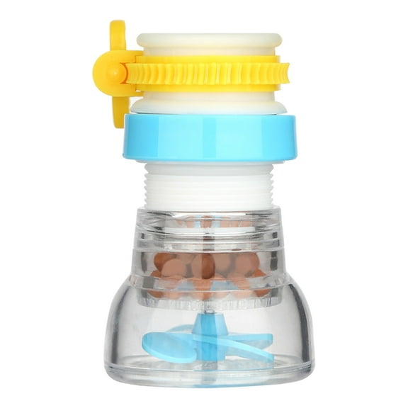 Fdelink Faucet Water Saver,Blue Spray Head,Water Filter Faucet Bathroom Sink Water Filter for Sink Bathroom Faucet Extender Kitchen Sink Water Filter 360° Adjustable Shower Head