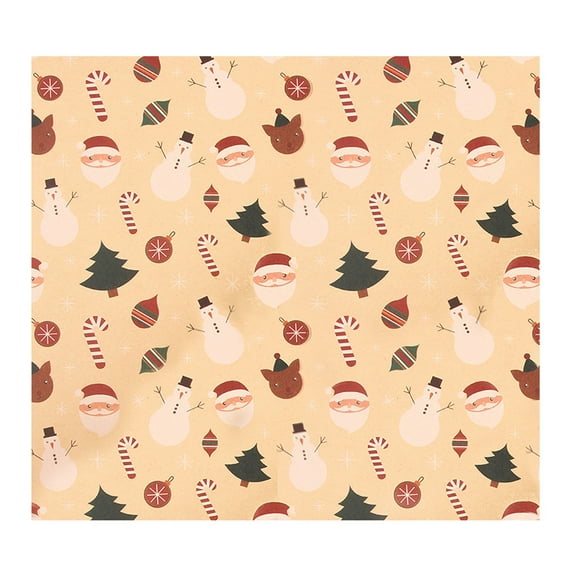 Fdelink Gift Wrapping Paper Clearance Christmas Wrapping Paper Christmas Gifts Christmas Wrapping Paper 20''*27.5'' Santa Merry Christmas Lettering Snowflakes Plaid