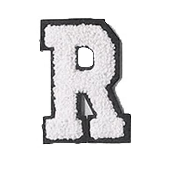 Fdelink Glitters Iron On Letters Sew On Embroidered English Alphabet Applique Adhesive Repair for Fabric Clothing Shirts Jeans, Embroidered Patches