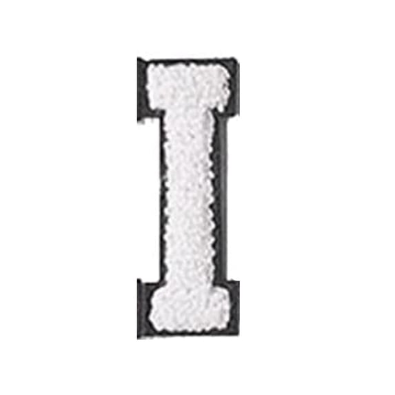 Fdelink Glitters Iron On Letters Sew On Embroidered English Alphabet Applique Adhesive Repair for Fabric Clothing Shirts Jeans, Embroidered Patches