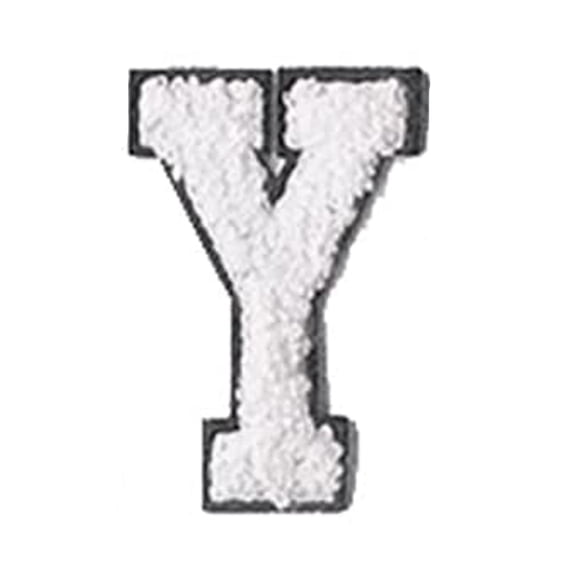 Fdelink Glitters Iron On Letters Sew On Embroidered English Alphabet Applique Adhesive Repair for Fabric Clothing Shirts Jeans, Embroidered Patches