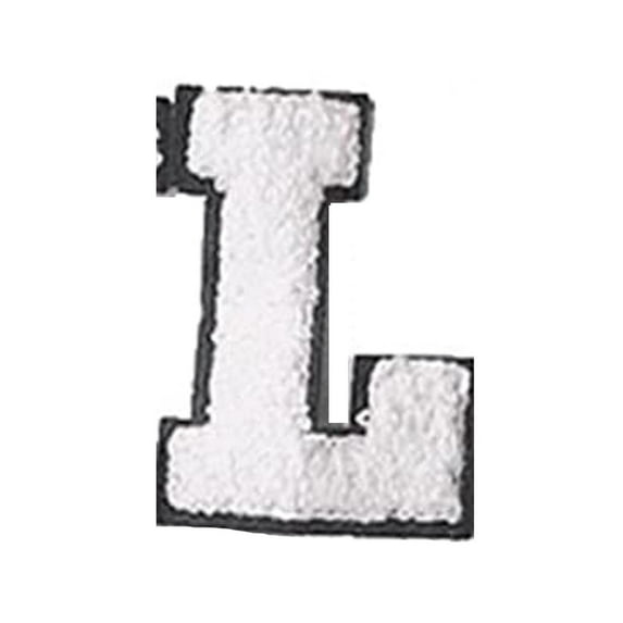 Fdelink Glitters Iron On Letters Sew On Embroidered English Alphabet Applique Adhesive Repair for Fabric Clothing Shirts Jeans, Embroidered Patches