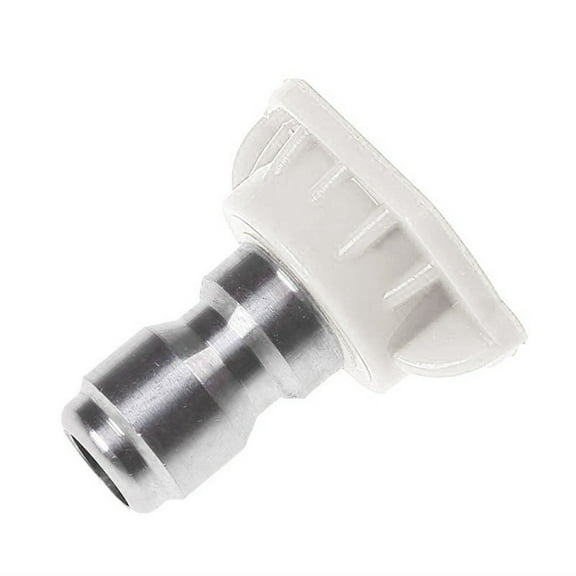 Fdelink High Pressure Nozzle Water Gun Quick Connect Nozzle 1.0 Hole 40 Degrees White,Quick-Connect Nozzle Tool Pressure Washer Spray Nozzle Tips Multiple Degree,1 Nozzle