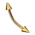 thumbnail image 1 of Fdelink Holiday Adorn Stainless Steel Conical Bend Rod Pointed Eyebrow Nail Lip Nail Sex Nail Piercing Ornament, 1 of 3