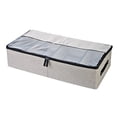 thumbnail image 1 of Fdelink Home Textile Storage Transparent Shoe Box Storage Box Space Saving Bed Bottom Shoe Cabinet Household Proof Shoe Organizer Grey, 1 of 2