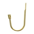 thumbnail image 1 of Fdelink Household Hooks Clearance! Curtain Wall Hook Gold, Curtain Alloy U Shaped Crystal Wall Hook Electro Galvanized Curtain Hook, 1 of 4