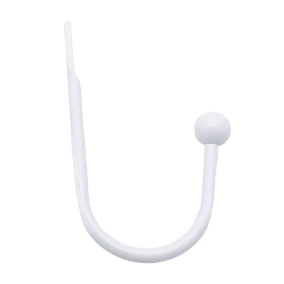 Fdelink Household Hooks Clearance! Stainless Steel Curtain Wall Hook White, Curtain Alloy U Shaped Crystal Wall Hook Electro Galvanized Curtain Hook