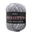 thumbnail image 1 of Fdelink Kiting Crochet Colorful Hand Knitting 50g Knitting Crochet Milk Soft Baby Cotton Wool Yarn G Diy Knitting, 1 of 1