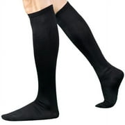 Fdelink Knee Over Sport Baseball Sock Long Socks Men Football Soccer High Socks Socks (Black)