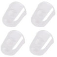 thumbnail image 1 of Fdelink Lady Fingertips, Finger Cuff, 4Pcs/Set Anti Slip Silicone Fingertip Protectors Guitar Finger Guards Finger Caps for Stringed Instruments Guitar Mandolin Counting Sewing, 1 of 5