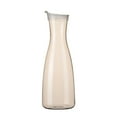 thumbnail image 1 of Fdelink Large White (Clear) Plastic Carafe Pitcher Acrylic (1.6 Lt.) for Juice Water Wine Iced Tea Or Milk Not Suitable for Hot Drinks No Stickers!, Water Pitcher, Iced Tea Beverage Pitcher for Fridge, 1 of 6