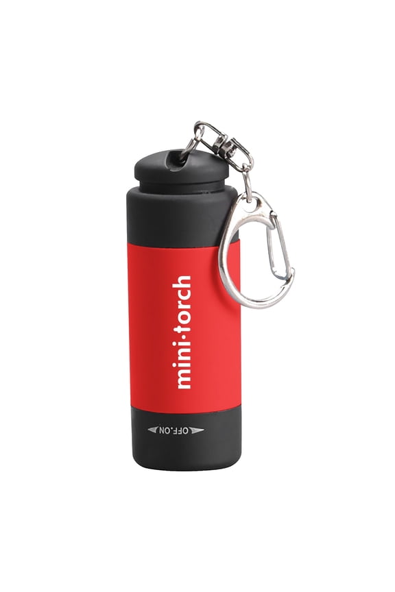 Led Light Mini-Torch 0.3W 25Lum Usb Rechargeable Led Torch Night Flashlight Keychain Red
