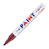Fdelink Marker Pen 1Pcs Waterproof Permanent Paint Marker Pen for Car Tyre Tire Tread Rubber Metal 5ML Coffee