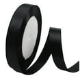 thumbnail image 1 of Fdelink Narrow Goodss Decorative Gift Silk Bandwidths and Ribbons Fabric Ribbons for Wedding, Christe Gift Wrapping Paper Black, 1 of 2