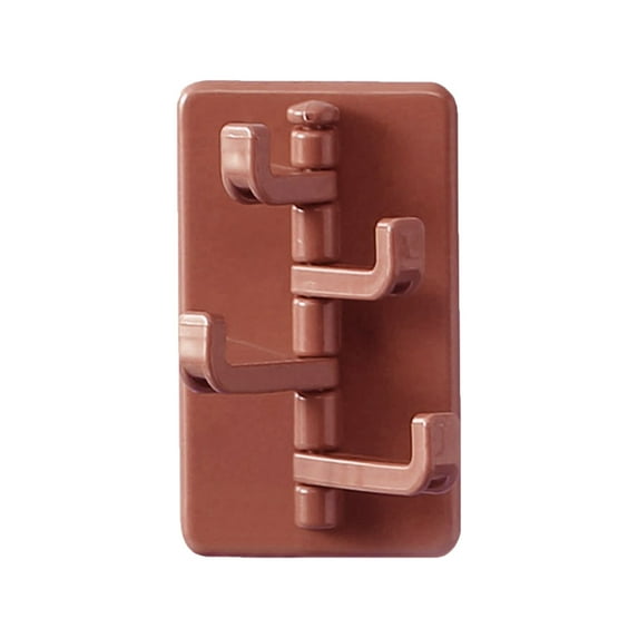 Fdelink No Trace Hook,Foldable Wall Hook,Sticky Hook Household Strong Punch Free Hook Creative Multifunctional Hook Rack Wall Sticker Hook Rack