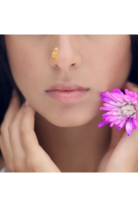 Nose Clip Nose Non Piercing Nose Rings Hoop Piercings Adjustable Clip On Nose for Women Men