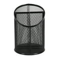 thumbnail image 1 of Fdelink Office Cabinet Clearance! Penholder, Black Metal Wire Mesh Pencil Holder Desktop Organizer Storage Box with Devided 3 Compartments, 1 of 8