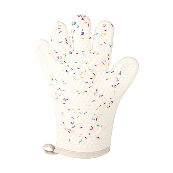 Fdelink Oven Mitts Heat Insulating Gloves Heat Resistants Gloves Silica Gel Kitchen Heat Insulation Oven Gloves Baking High Temperature Resistants Thickened Microwave Oven Gloves Oven Hand Socks