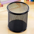 thumbnail image 1 of Fdelink Pencil Case Clearance! Round Grid Iron Debris Bin, Cylinder Circular Grid Desktop Pencil Multifunction Creative Study Stationery, 1 of 2