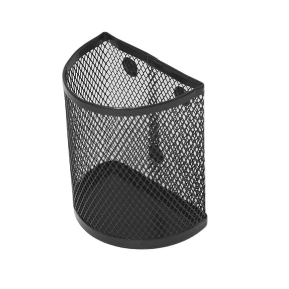 Fdelink Pencil Holder Clearance! Semicircular Magnetic Pen Holder with Magnet Pen Holder Storage Box Refrigerator Magnetic Marker Rack Storage, Pencil Holder Semicircle Mesh Storage Baskets
