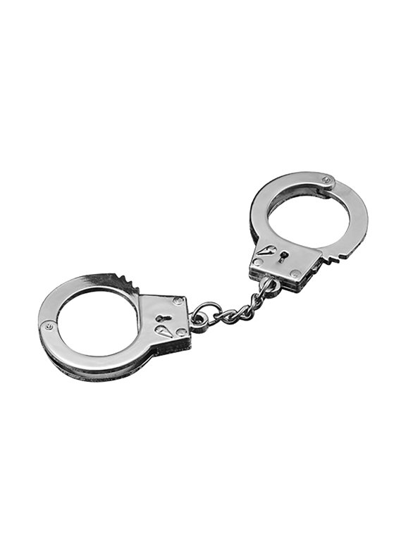 Personalized Keychain Creative Metal Handcuff Keychain Personalized Keychain Handcuff-shaped Charm