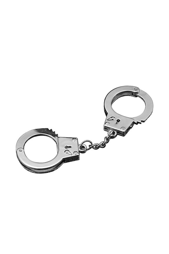 Personalized Keychain Creative Metal Handcuff Keychain Personalized Keychain Handcuff-shaped Charm