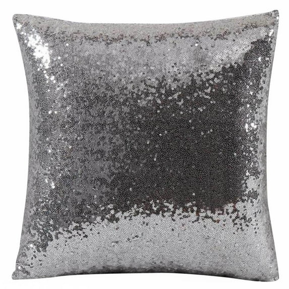 Fdelink Pillows Solid Color Glitter Sequins Throw Pillow Cas Cafe Home Decor Cushion Covers Pillow Cases Beige