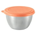 thumbnail image 1 of Fdelink Spice Jars, Storage Containers, Cup with Lid 2.7 Oz Reusable Stainless Salad Dressing Container Leakproof Silicone Lids Small Condiment Cups for Picnics Travel Meal Prep Kitchen Storage, 1 of 4
