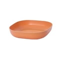 thumbnail image 1 of Square Bowl and Plate Orange, Fdelink Square Bowl Wheat Spaghetti Bowl Lightweight Bowl Party Snack Soup Dessert Rice Plate, 1 of 7