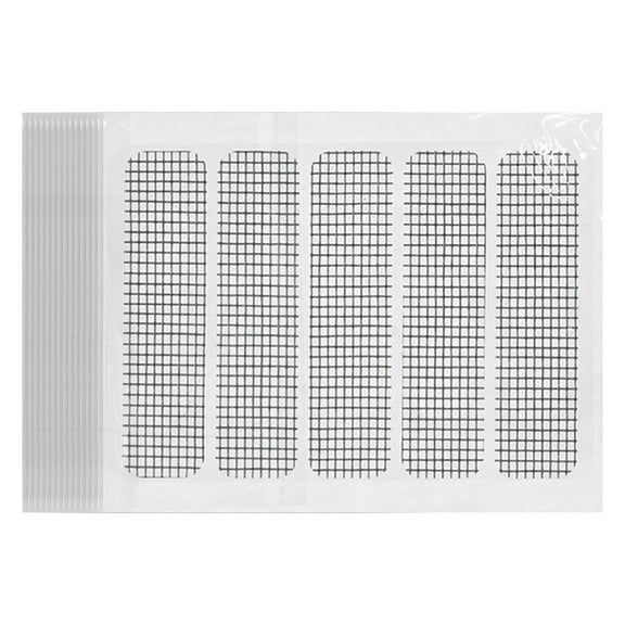 Fdelink Stickers Screen Window Screen Door Repair Subsidy Door Curtain Patch Hole Paste Screen Window Paste Repair Door and Window Water Hole Paste Rectangle Repair Allowance (Grey)