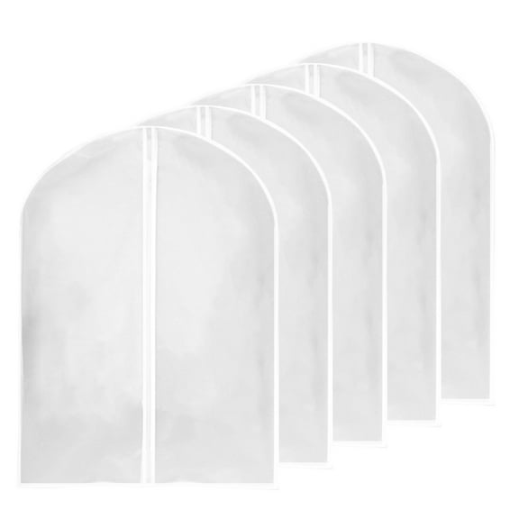 clear plastic garment bags
