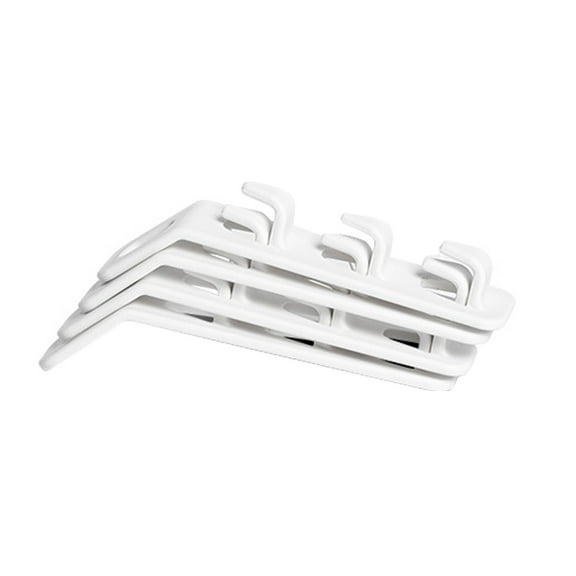 Fdelink Storage Containers Clothes Closet Space Hanger Rack Savers Extension Hook Housekeeping Organizers White