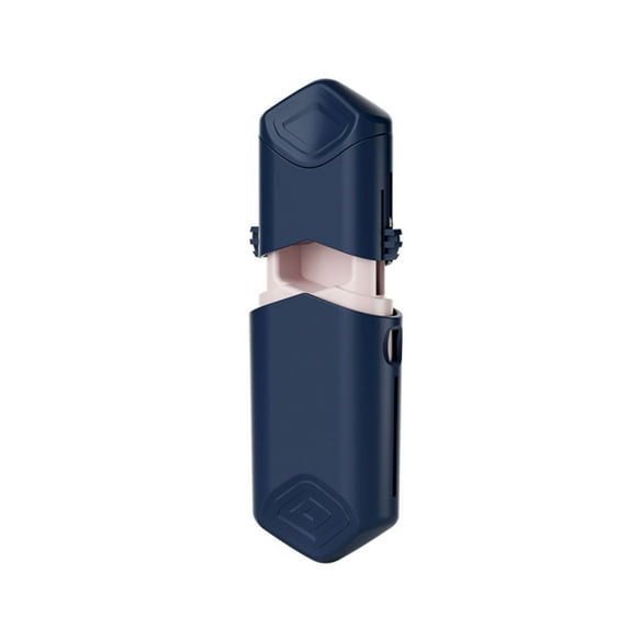 Fdelink Storage Rack Clearance! Pull-Out Convenient Medicine Cutting Box Blue, Cutter Splitter for Small and Tiny New Portable Daily Case with Centering Device Adjustable Cutter