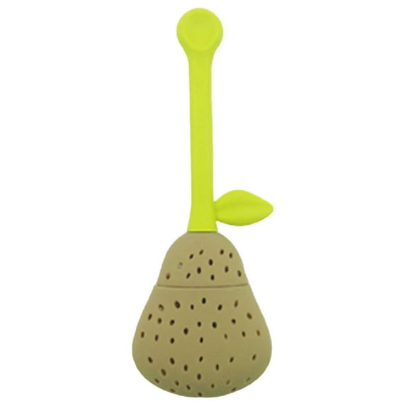 Fdelink Tea Infuser A,Steeper Ball,Creative Small Fresh Pear Silicone Tea Filter Tea Maker Can Filter,Tea Strainer,1X Tea Infuser