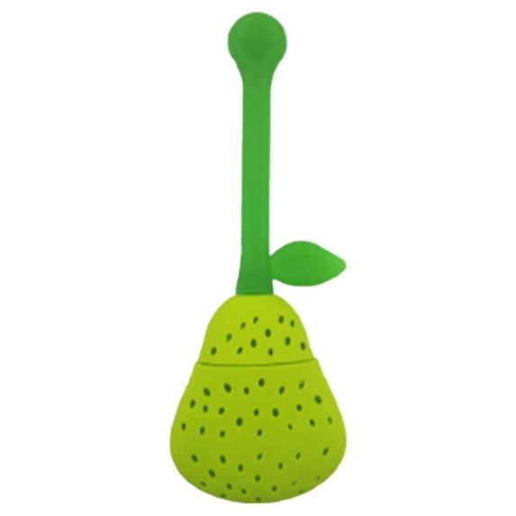 Fdelink Tea Infuser A,Steeper Ball,Creative Small Fresh Pear Silicone Tea Filter Tea Maker Can Filter,Tea Strainer,1X Tea Infuser