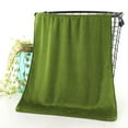 thumbnail image 1 of Fdelink Towel Clearance 1PC Bathing Towel Shower Absorbent Superfine Fiber Soft Comfortable Bath Towel Green, 1 of 2