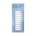 thumbnail image 1 of Fdelink Transparent Sticky Note Bookmark,Blue Card Memo,Sticky Labels, Page Markers, Index Labels, Morandi Annotation Labels, Translucent Index Stickers,200 Pack,1X Label, 1 of 8