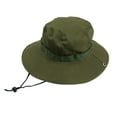 thumbnail image 1 of Fdelink Unisex Boonie Hat, Wide Brim, Adjustable Chin Strap, Breathable, Convertible, Premium Polyester & Cotton Blend, UV Protection, 1 of 3