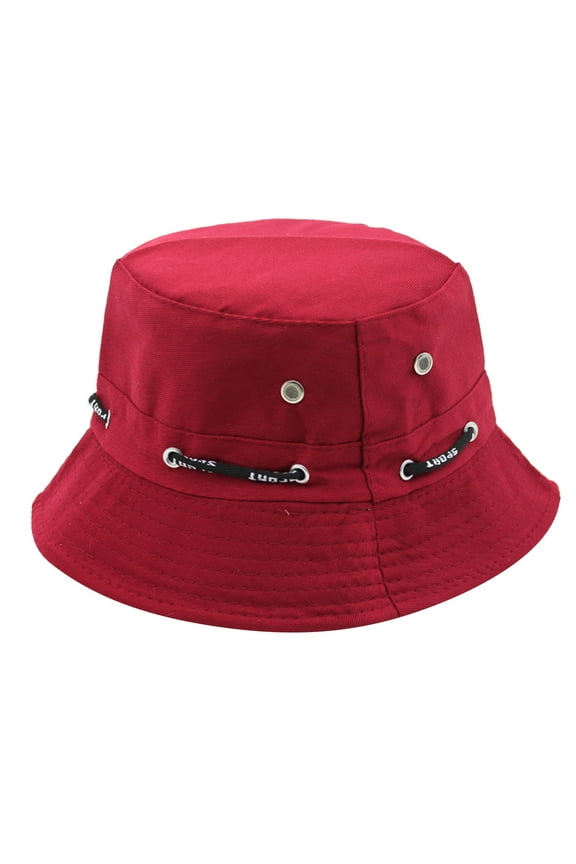 Unisex Bucket Hat Sun UV Protection Hat, Red