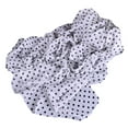 thumbnail image 1 of Fdelink Women Polka Dots Print Soft Chiffon Shawl Wrap Wraps Scarf Scarves Print Scarf (White), 1 of 3