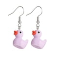 thumbnail image 1 of Fdelink a Earing Fashion Cartoon Animal Cute Duck Earrings for Women Jewelry Gifts Purple, 1 of 1