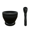 thumbnail image 1 of Fdelink and Mortar Natural Wooden Stone Cup and Crusher Set Herbal Manual Grinder, Bowl Garlic Press Grinder Crusher, Kitchen Mortar and Pestle, 1 of 9