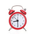 thumbnail image 1 of Fdelink the alarm Clock Twin Bell Silent Alloy Stainless Metal Alarm Clock Red, 1 of 1