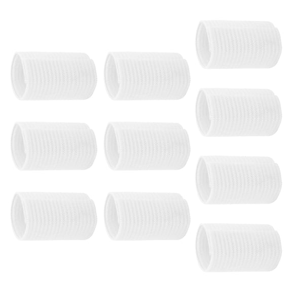 Fdit 10Pcs Sports Finger Sleeves Basketball Thumb Support Brace Protectors Wrap