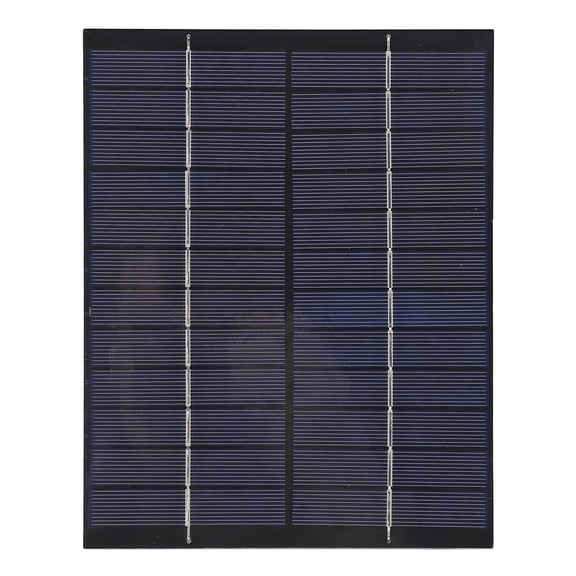 Fdit 12V Mini Solar Panel,5.2W 12V Mini Solar Panel Polycrystalline Silicon Solar DIY Module System 5521DC Output,Polycrystalline DIY Solar Panel System