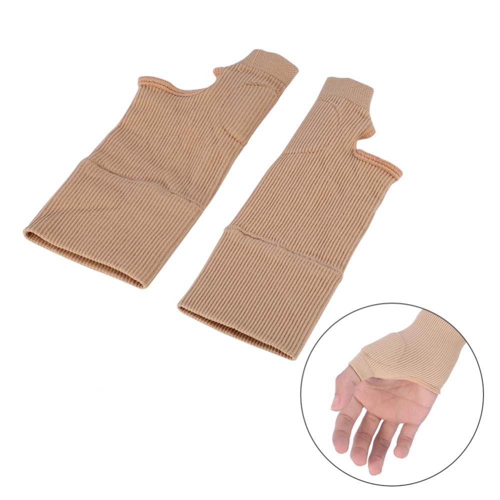 Fdit 2 Pcs Elastic Brace Sleeve Wrist Hand Support Glove Sports Bandage Wrap Gloves, gloves